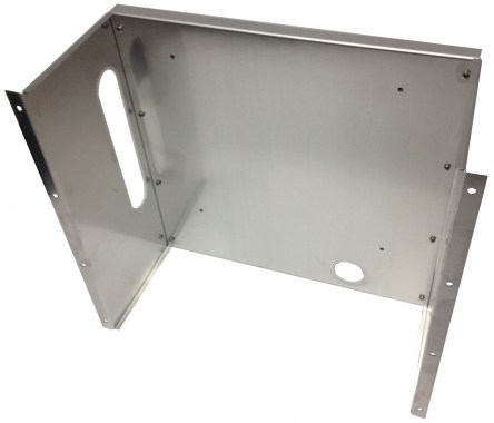 19" mounting tray for the installation of a QAM BOX in a 19" cabinet