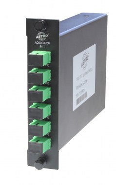 Optical distributor, 2 pcs, 2 x (50:50), SC/APC, LGX cassette