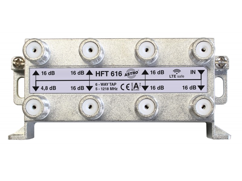 Product: HFT 616, Symmetrical 6-way splitter