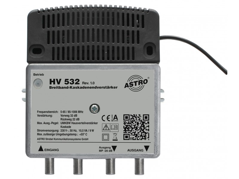 Product: HV 532, Universal broadband amplifier