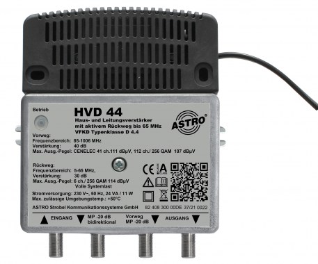 HVD 44 Universal broadband amplifier