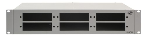 LGX CH 19" mounting panel for 6 x LGX modules, 19"- 2 RU
