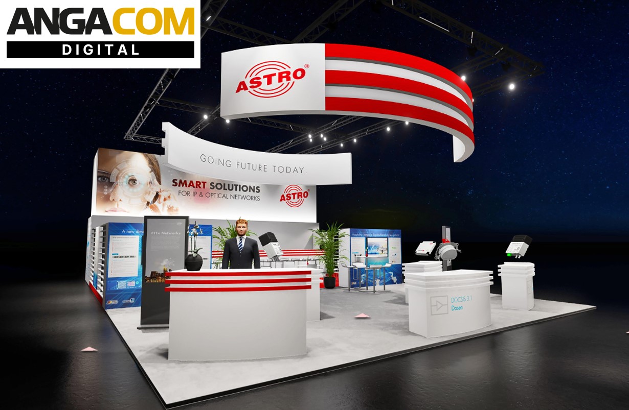 Willkommen bei dem Messestand von ASTRO bei der ANGA COM DIGITAL