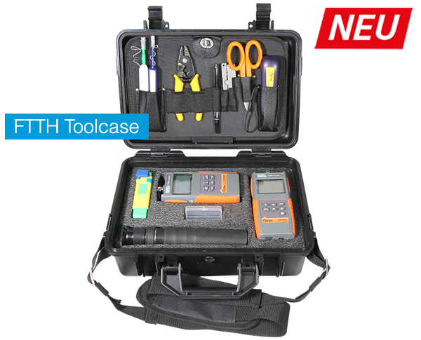 FTTH Toolcase mit Reinigungsequipment