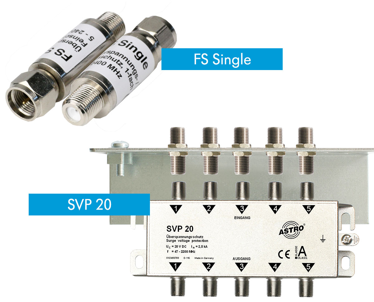 Überspannungs- und Feinschutz von ASTRO
