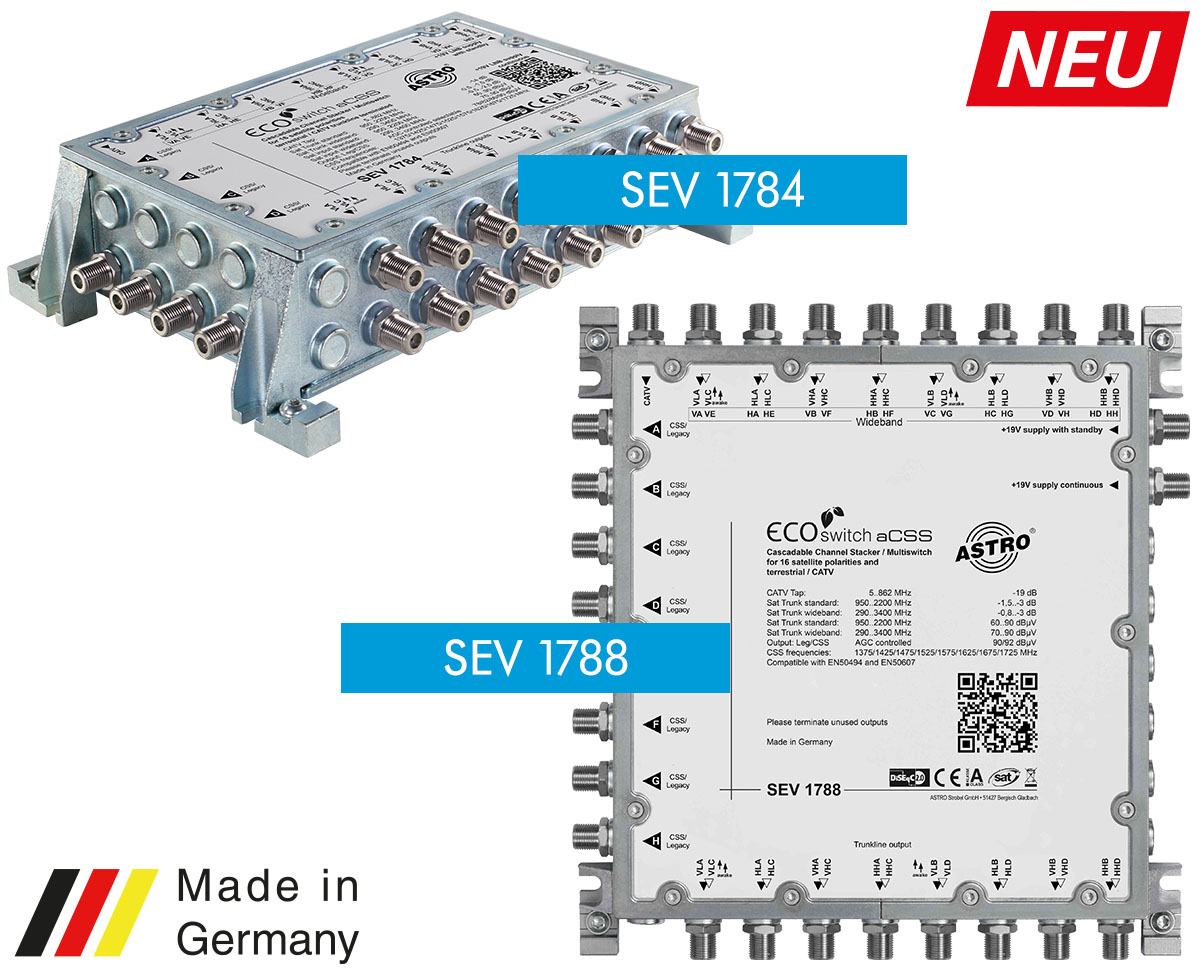 Smarte Einkabellösungen für eine einfache SAT-ZF Verteilung