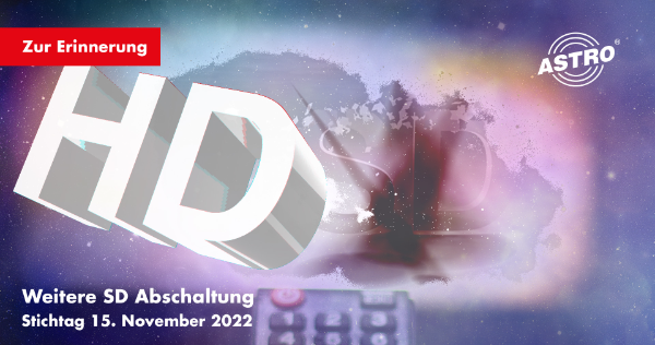 Nicht vergessen: SD Abschaltung am 15. November 2022