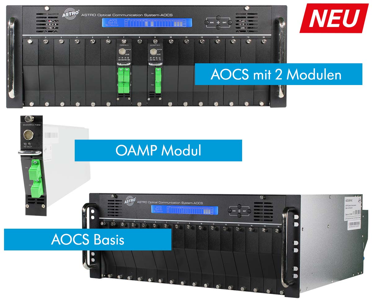 AOCS - Optisches Kopfstellensystem von ASTRO mit Modulen