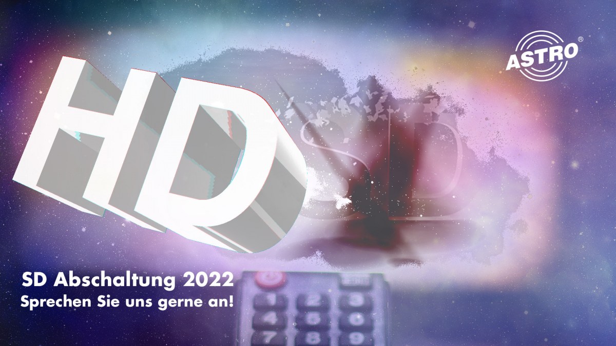 SD Abschaltung 2022 - weitere Programme von ARD und ZDF sind betroffen