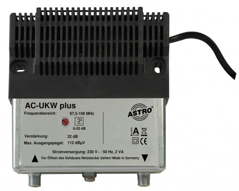 Product: AC-UKW plus, FM amplifier