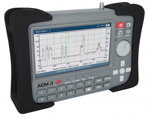 Universal antenna meter for DVB-S2 / -T2 / -C input signals