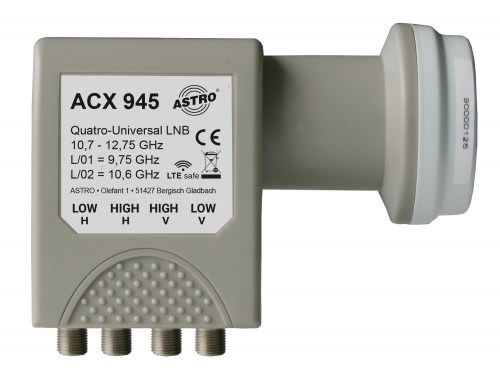 Produktabbildung ACX 945, Quatro-Universal-Speisesystem