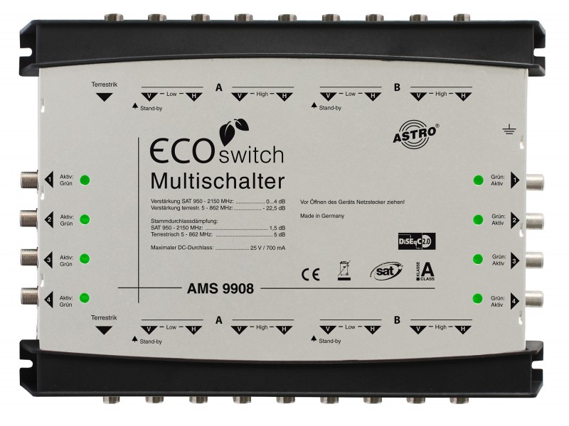 Produktabbildung AMS 9908 ECOswitch, Hochwertige Kaskadenerweiterung