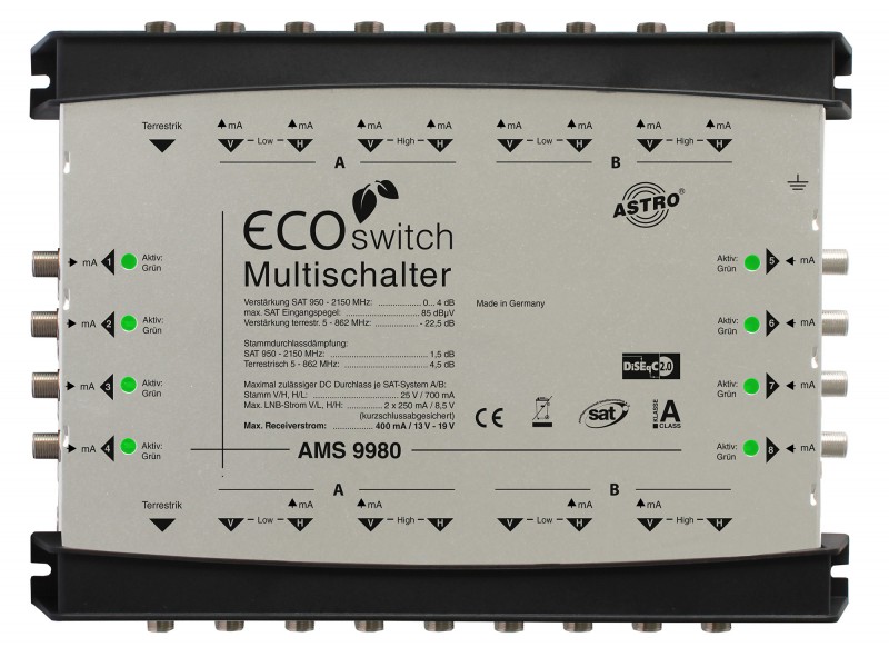 Produktabbildung AMS 9980 ECOswitch, Hochwertige, rückwärts speisbare Kaskadenerweiterung