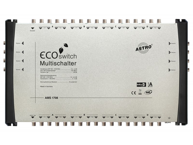 Produktabbildung AMS 1708 ECOswitch, Hochwertige Kaskadenerweiterung