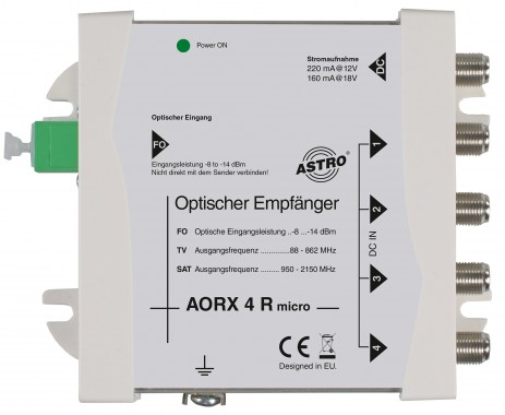 Product: AORX 4 R, Opto-/Electro quad converter