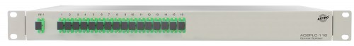 Optical distributor 1 x 16, SC/APC, 19"-1RU