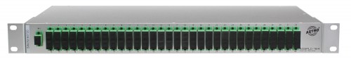 Optical splitter, 1 x 64, SC/APC, 19"-1HU