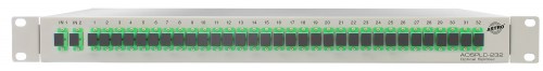 Optical splitter, 2 x 32, SC/APC, 19"-1HU