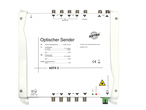 Produktabbildung AOTX 5-1510, Optischer SAT-ZF Sender 1510 nm