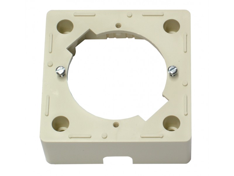 Product: GUS 40, Wall mounting socket for wall outlets of the GUT series