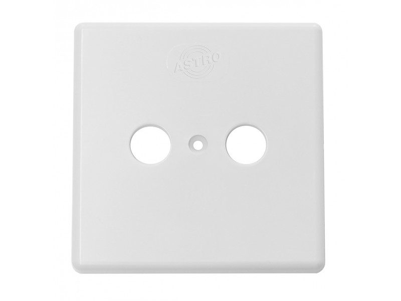 Product: GUZ 400, Cover plate for 2 connector wall outlet