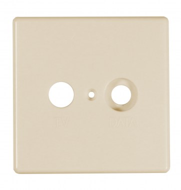 Product: GUZ 42, Cover plate for 2 connector wall outlet 
