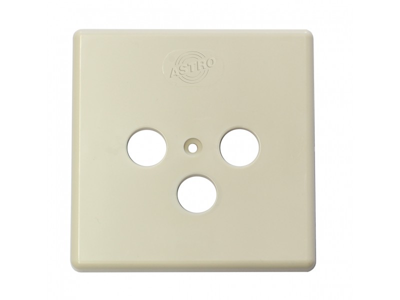 Product: GUZ 45, Cover plate for 3 connector wall outlet