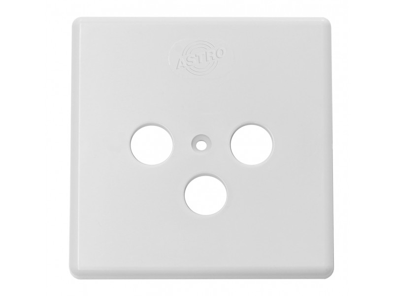 Product: GUZ 450, Cover plate for 3 connector wall outlet