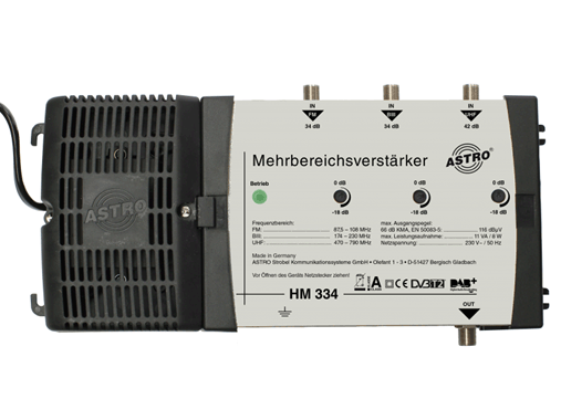 Product: HM 334, Multiband amplifier