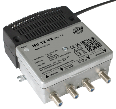 Broadband cascade preamplifier