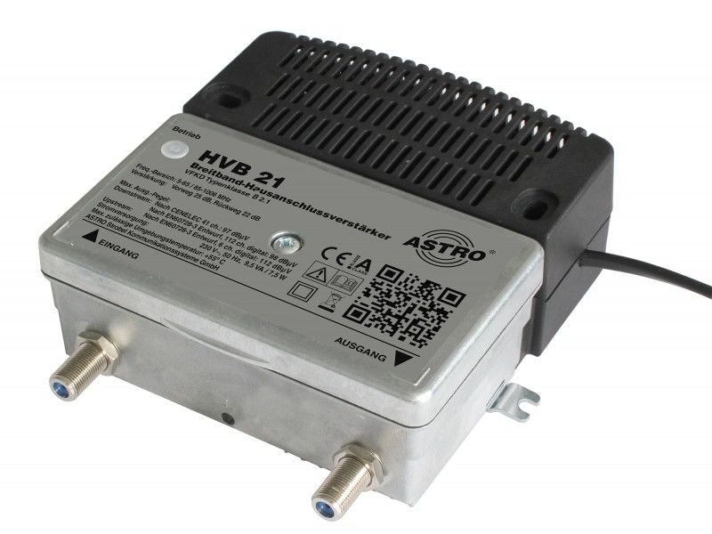 Product: HVB 21, Universal broadband amplifier