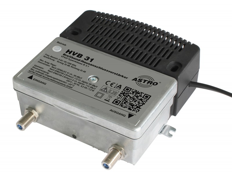 Product: HVB 31, Universal broadband amplifier