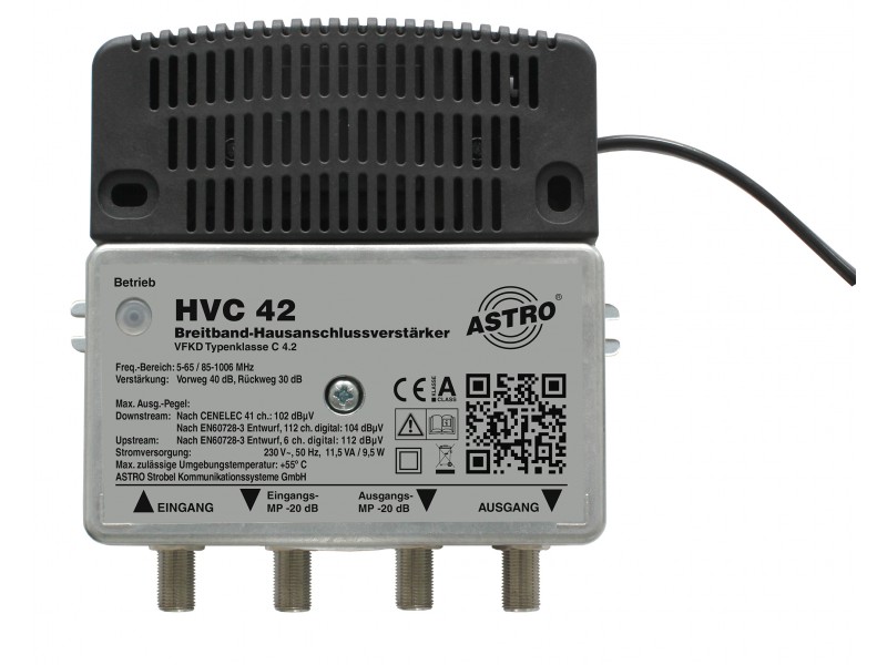 Produktabbildung HVC 42, Universeller Breitbandverstärker