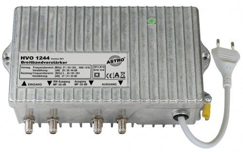 Modular DOCSIS 3.1 broadband amplifier