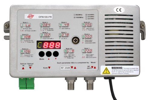 Produktabbildung OFN100-FR-1470, Optischer CATV Node