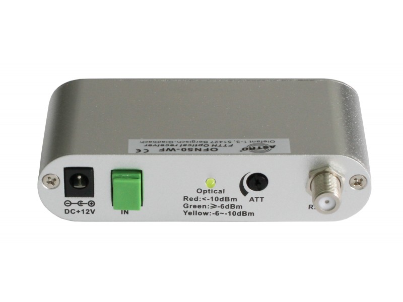 Product: OFN50-WF, Compact optical CATV receiver with GPON data block