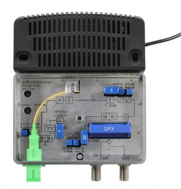 Compact optical CATV receiver