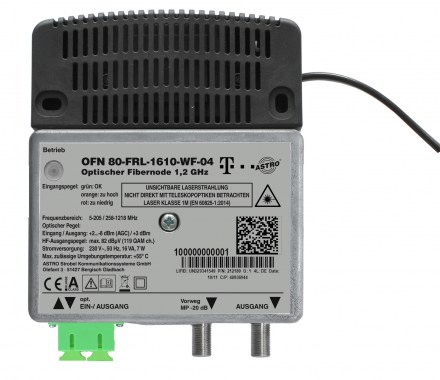 Compact optical CATV receiver