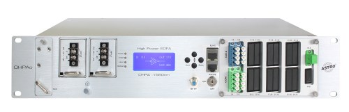 Product: OHPAo-08170 WDM DC, Optical high power amplifier 8 x 17 dBm DC power supply WDM