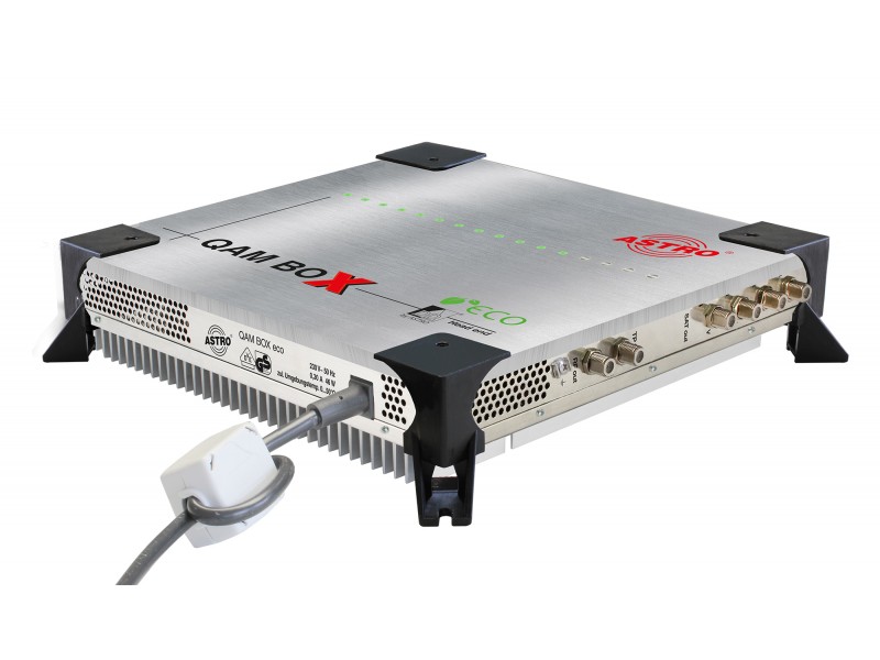 Produktabbildung QAM BOX eco 12, Kompaktkopfstelle DVB-S2 in QAM