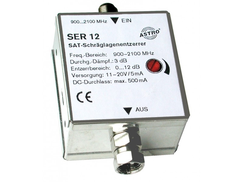 Product: SER 12, Satellite slope equalizer 