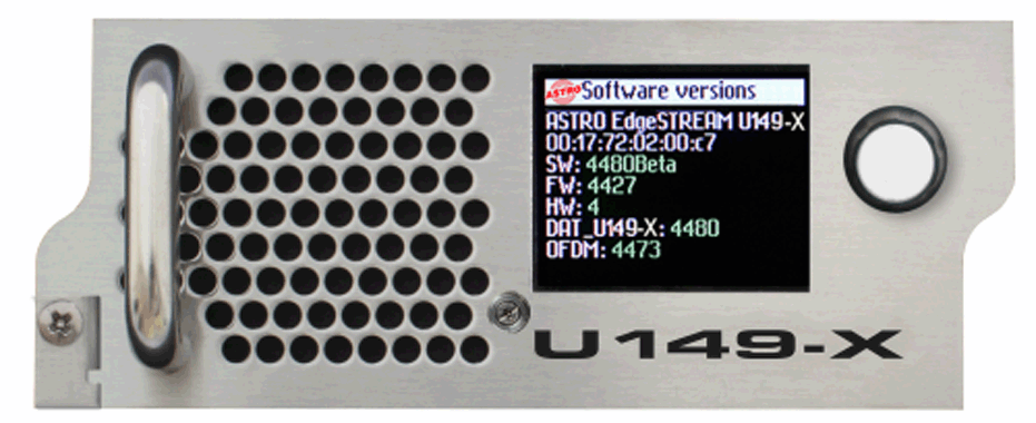 Produktabbildung U 149-X, DVB-S2X in IP Streamer