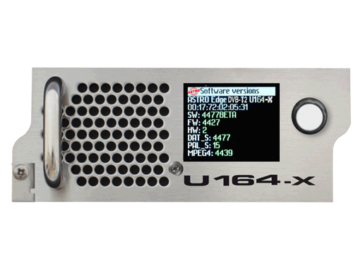 Product: U 164-X, DVB-C, DVB-T or DVB-T2 to IP streamer