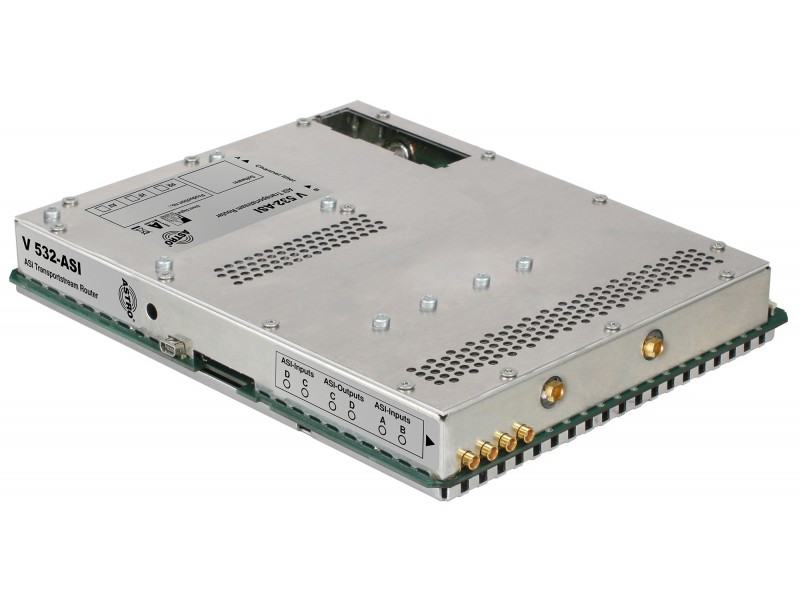 Product: V 532-ASI, Signal converter 4 x ASI into 2 x 1 QAM and 2 x ASI