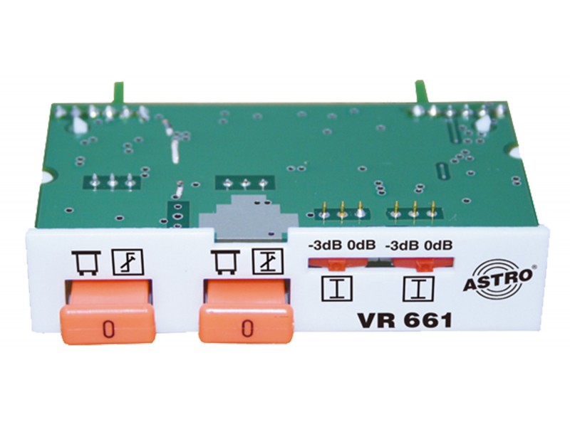Produktabbildung VR 661, Rückwegmodul für Vario-Verstärker