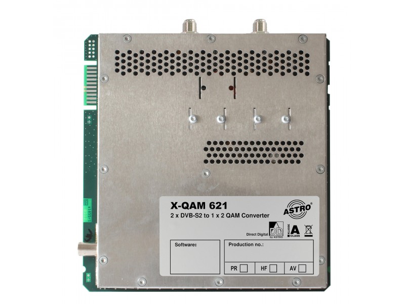 Produktabbildung X-QAM 621, Signalumsetzer 2 x DVB-S2 in 1 x 2 QAM