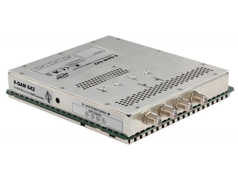Product: X-QAM 642, Signal converter 4 x DVB-S2 into 2 x 2 QAM